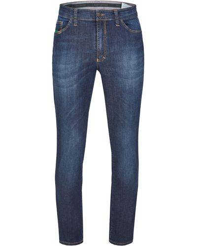 Club of Comfort 5-Pocket-Jeans - Blau