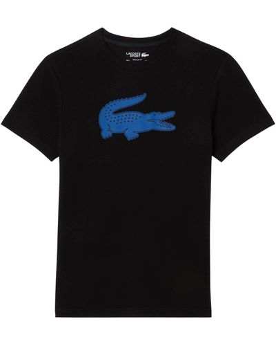 Lacoste T-Shirt Kurzarmshirt (1-tlg) - Schwarz