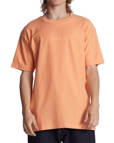 DC Shoes T-Shirt Raddled Crew - Orange