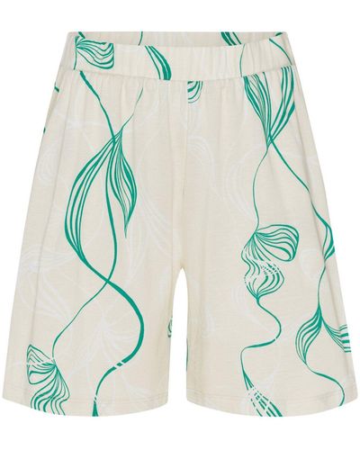Hanro Pyjamashorts Sleep & Lounge Schlaf-shorts sleepwear schlafmode - Blau