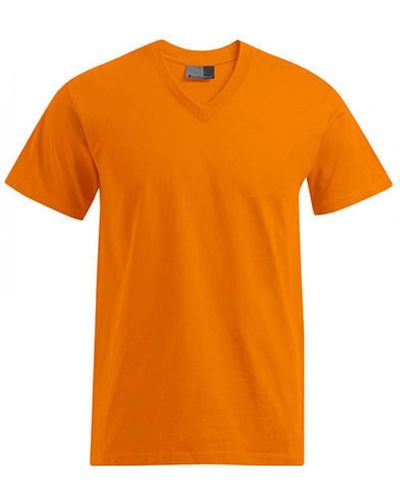 Promodoro Premium V-Neck T-Shirt - Orange