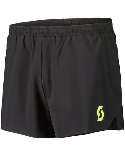 Scott M Rc Run Split Shorts - Schwarz