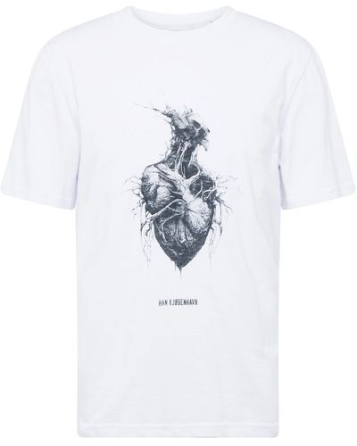 Han Kjobenhavn T-Shirt Heart Monster (1-tlg) - Weiß