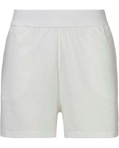 HUGO Shorts SHUFFLE_SHORTS mit Logoschriftzug - Weiß