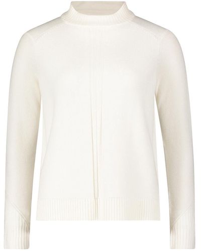 Betty Barclay Sweatshirt Strickpullover Kurz /1 Arm, Offwhite - Weiß