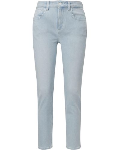 comma casual identity 5-Pocket- Jeans mit schmalem Bein Waschung - Blau