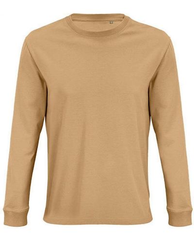 Sol's Langarmshirt Long Sleeve T-Shirt Pioneer XS bis 4XL - Braun