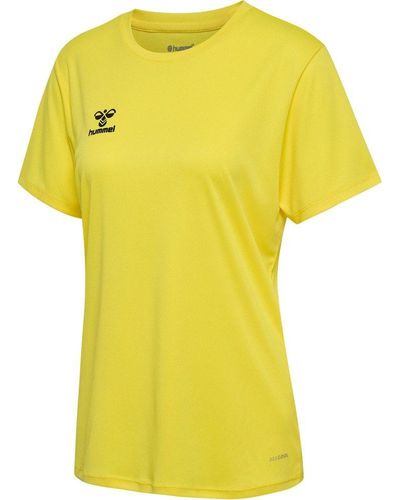 Hummel T-Shirt Hmlessential Jersey /S Woman - Gelb