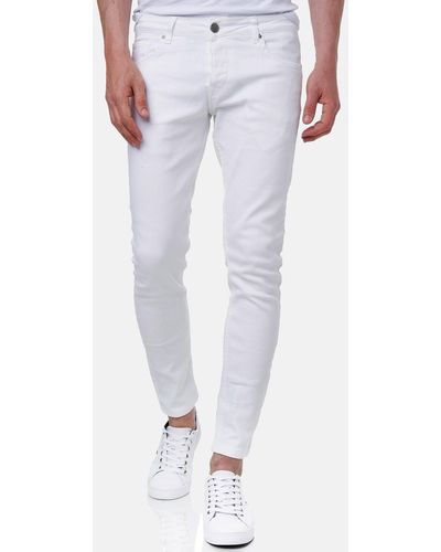 Tazzio Skinny-fit-Jeans 19534 Stretch mit Elasthan - Weiß