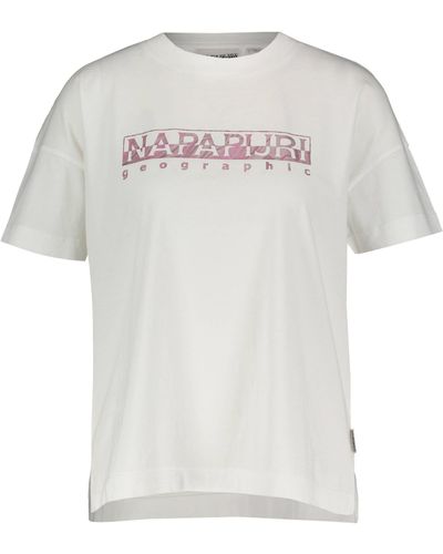 Napapijri T-Shirt "Silea" (1-tlg) - Weiß