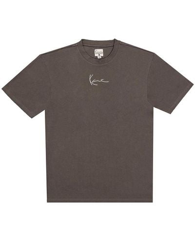 Karlkani T-Shirt Small Signature Essential - Grau