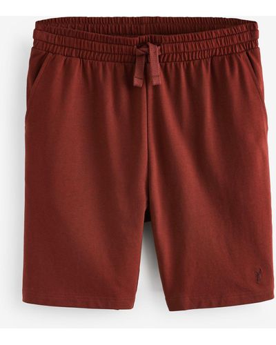 Next Relaxshorts Leichte Loungewear – Shorts (1-tlg) - Rot