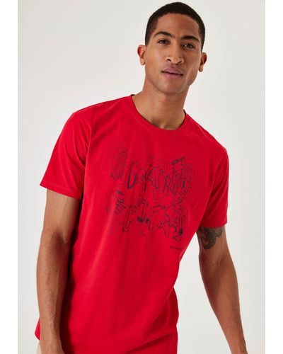 Garcia T-Shirt - Rot