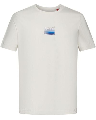 Edc By Esprit Shirt T-Shirts (1-tlg) - Weiß