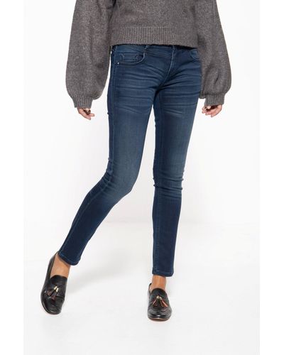ATT Jeans ATT Slim-fit-Jeans Zoe Jog im 5-Pocket Design - Blau