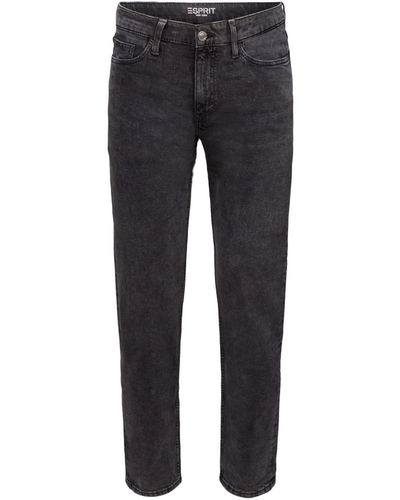 Edc By Esprit Slim-fit- Jeans mit mittlerer Bundhöhe und schmaler Passform - Schwarz