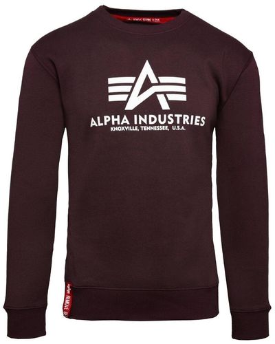 Alpha Industries Sweatshirt Basic Sweater - Rot