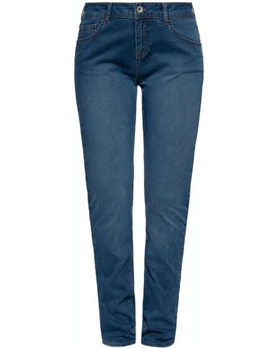 ATT Jeans ATT Relax-fit-Jeans Stella in authentischer Used-Optik - Blau