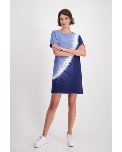 Monari Blusenkleid Kleid - Blau