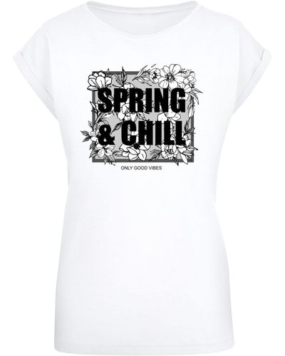Merchcode Ladies spring yin & jang fish t-shirt in Pink | Lyst DE