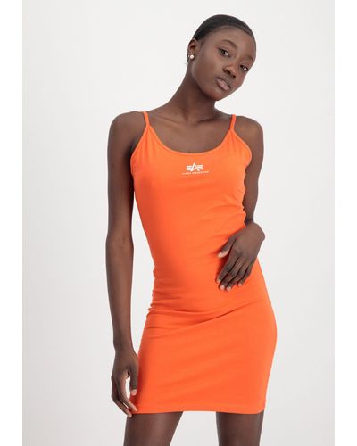 Alpha Industries Trägerkleid Women - Orange