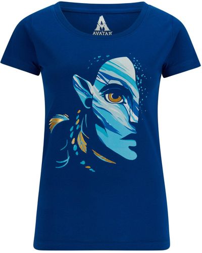 ONOMATO! Avatar T- Oberteil kurzarm Shirt - Blau