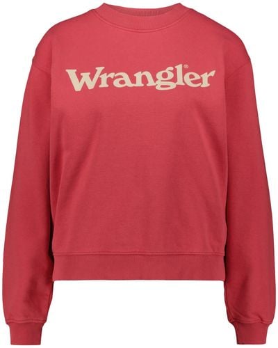 Wrangler Sweatshirt RETRO SWEAT (1-tlg) - Rot