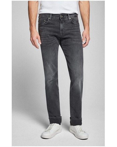 Joop! 5-Pocket-Jeans uni (1-tlg) - Grau