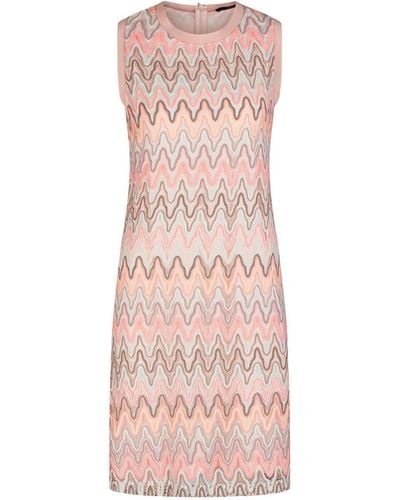 MARC AUREL Sommerkleid Kleider-Jersey, hot flamingo varied - Pink