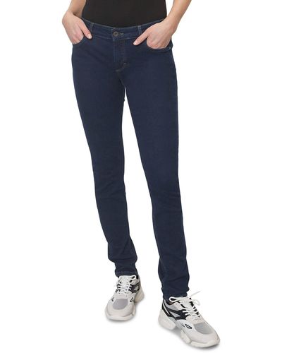 Marc O' Polo 5-Pocket-Jeans Albi aus stretchigem Bio-Baumwoll-Mix - Blau