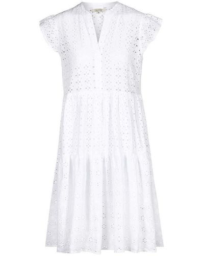 Herrlicher Spitzenkleid Susanne Dress Cotton Lace 100% Baumwolle - Weiß