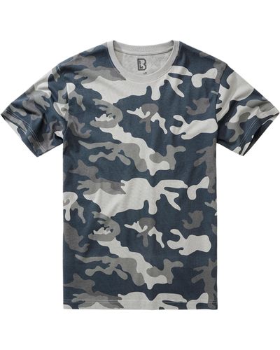 BRANDIT Kurzarmshirt Premium Shirt (1-tlg) - Blau