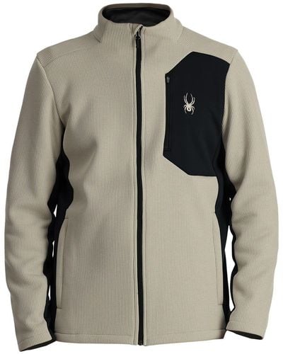 Spyder Funktionsjacke Bandit Jacket mit Anti-Pilling-Effekt - Grau