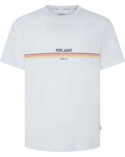 Pepe Jeans T-Shirt ADUR - Weiß
