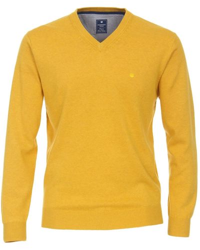 Redmond V-Ausschnitt-Pullover - Gelb