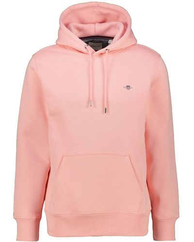 GANT Sweatshirt Hoodie SHIELD Regular Fit (1-tlg) - Pink