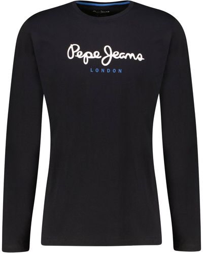 Pepe Jeans T-Shirt (1-tlg) - Schwarz
