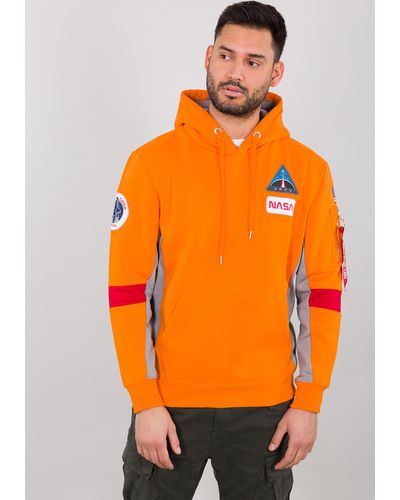 Alpha Industries Hoodie Men - Orange