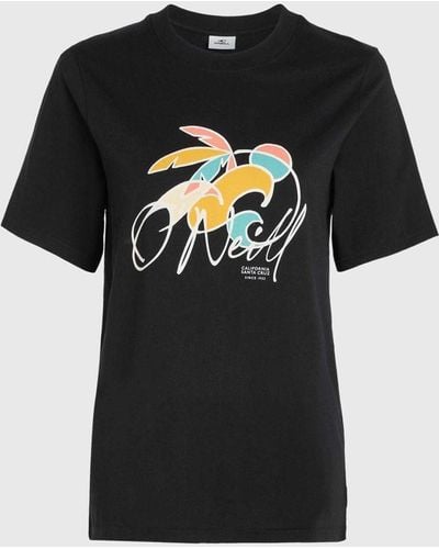 O'neill Sportswear ' - O ́NEILL T-Shirt Luano Graphic Black Out - Schwarz