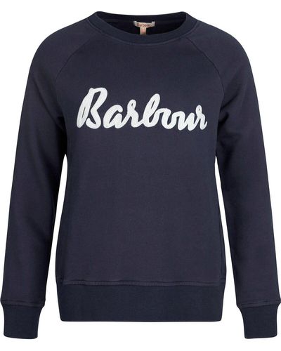 Barbour Sweater Sweatshirt Otterburn - Blau
