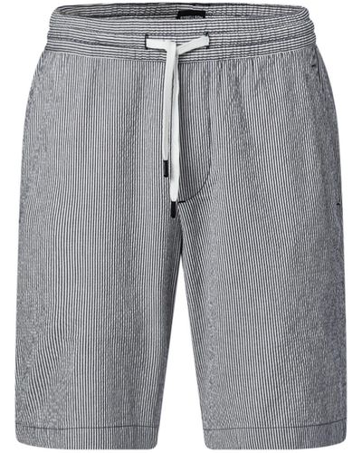 Strellson Shorts mit Streifen (1-tlg) - Grau