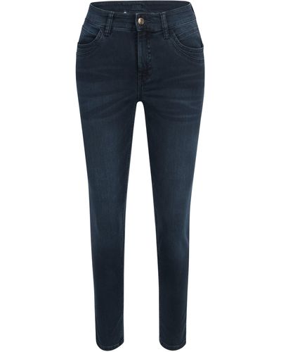 M·a·c Stretch-Jeans MELANIE PIPE dark authentic used 5001-90-0387 D872 - Blau