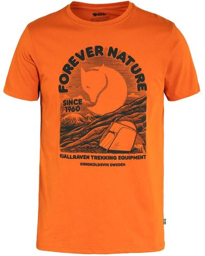 Fjallraven Ää - - Equipment T-Shirt M - Orange