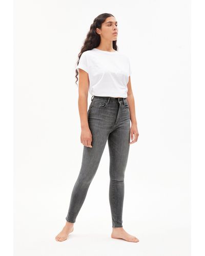 ARMEDANGELS Slim-fit-Jeans INGAA (1-tlg) Keine Details - Grau