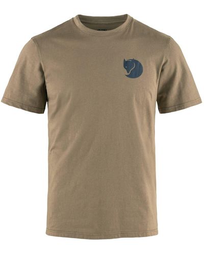 Fjallraven T-Shirt WALK WITH NATURE (1-tlg) - Grün