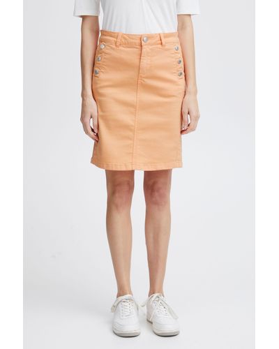 Fransa Minirock FRLOMAX 3 Skirt - Orange