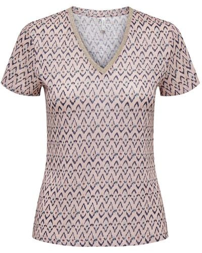 ONLY T-Shirt STEPHANIA (1-tlg) Plain/ohne Details - Mehrfarbig