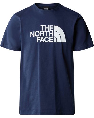 The North Face T-Shirt M /S EASY TEE - Blau