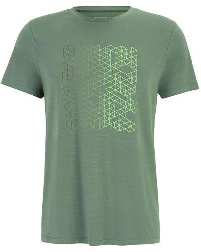 Hot-Sportswear T-Shirt Rundhalsshirt Holen - Grün