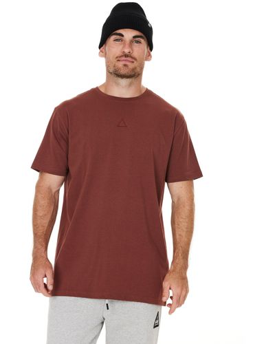 S.o.s. T-Shirt Kobla (1-tlg) mit aufgesticktem Markenlogo auf der Front - Rot